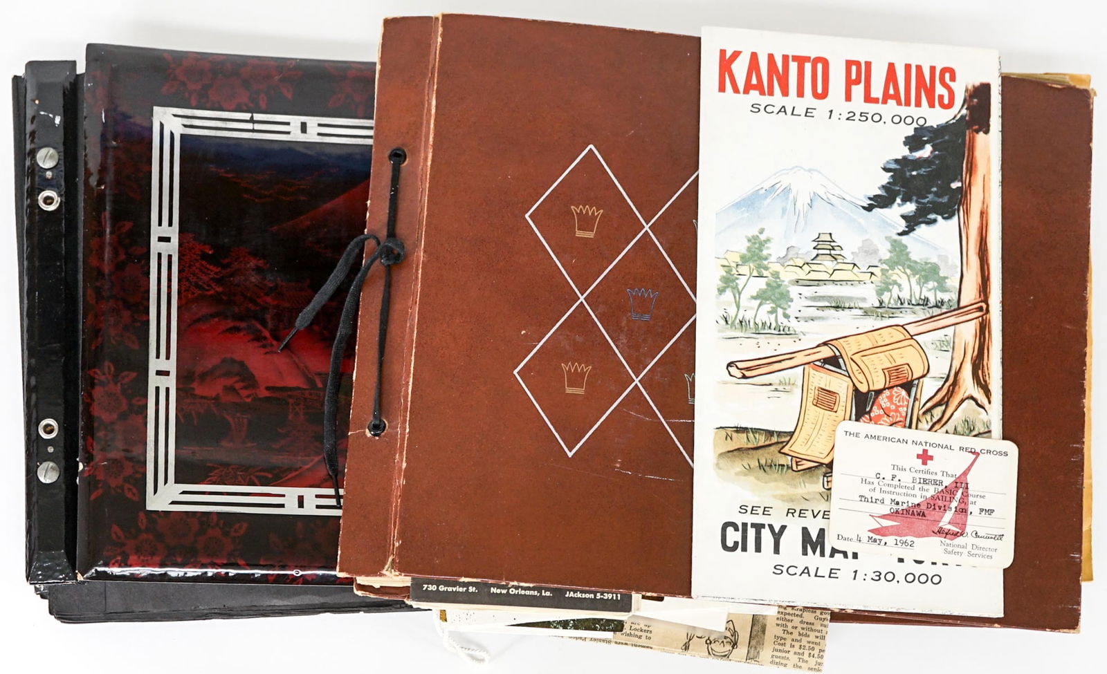 Two (2) Photo / Scrapbooks [US Marine Bierer III] (1 of 9)