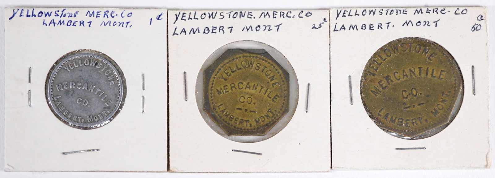 Montana (3) Trade Tokens [Lambert] (1 of 2)