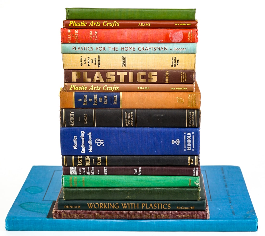 [Bakelite, Catalin, Plastics] Hardcover Books (17) (1 of 3)