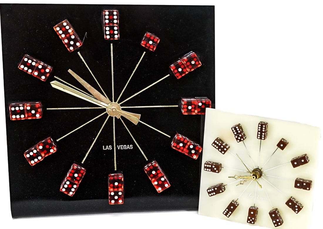 (2) Las Vegas Vintage Electric Clocks (1 of 8)