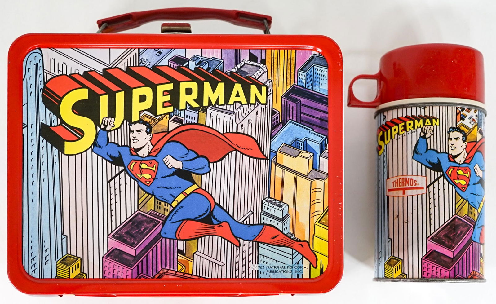 Vintage 1967 Superman Lunchbox & Thermos (1 of 15)
