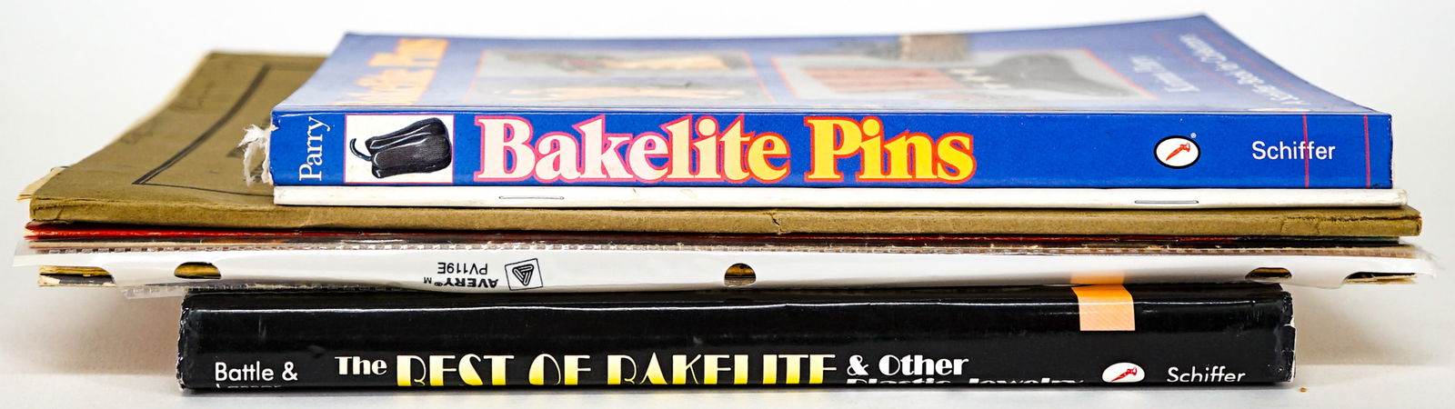 Bakelite Books & Other Publications: Bakelite Books and Other Publications. Measures 12 x 9 x 2 inches. The descriptions of items appearing in advertising prior to this auction are believed to be correct, nevertheless, neither those desc