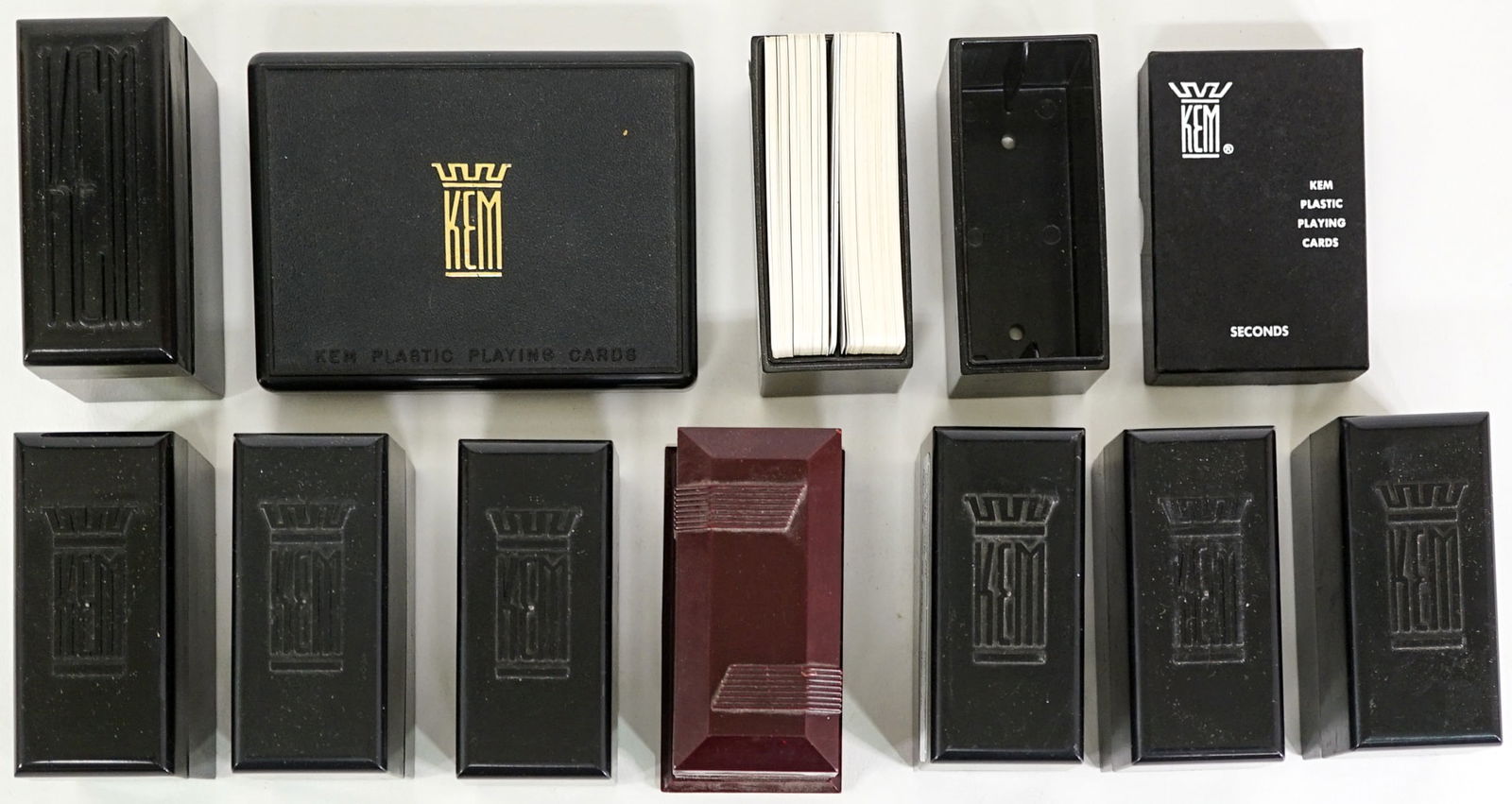 Vintage KEM Playing Cards in Cases (1 of 4)