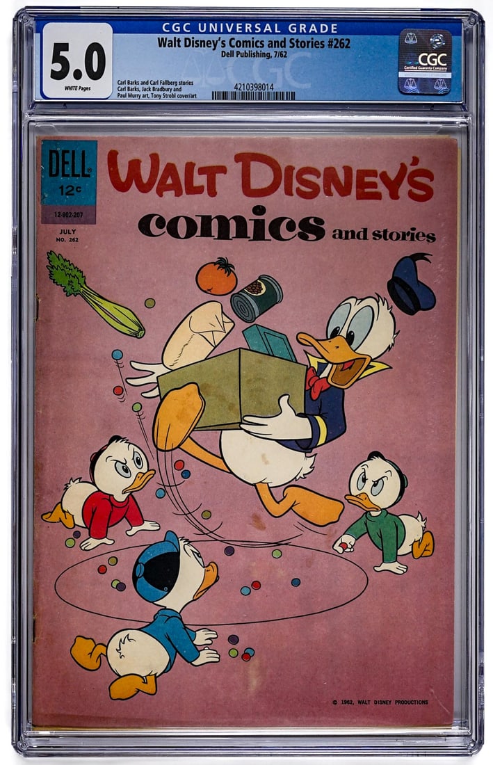 Walt Disney's Comics and Stories #262 CGC 5.0 (1 of 2)