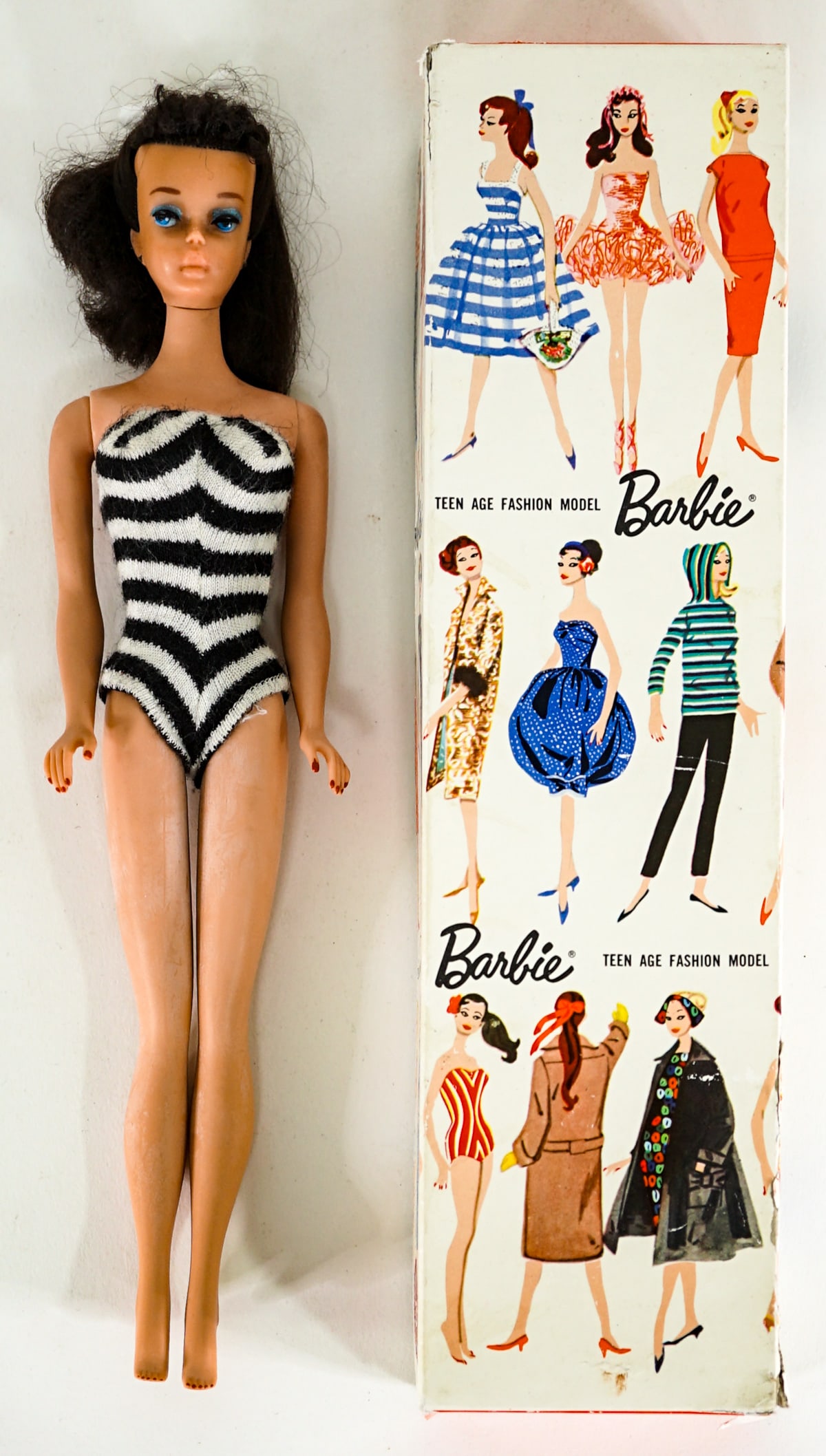 Vintage Barbie Doll w / 1959 Box ONLY Mattel (1 of 11)