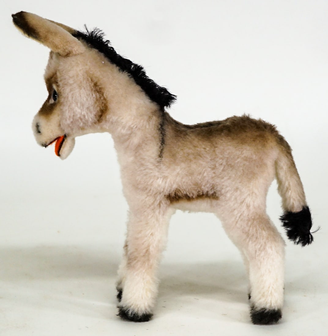 Vintage Steiff 'Grissey' 8 IN Tall Donkey (1 of 6)