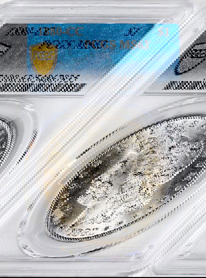 1880-CC $1 Morgan Dollar PCGS MS63