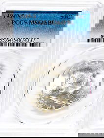 1949-S Franklin Silver Half PCGS MS64-FBL