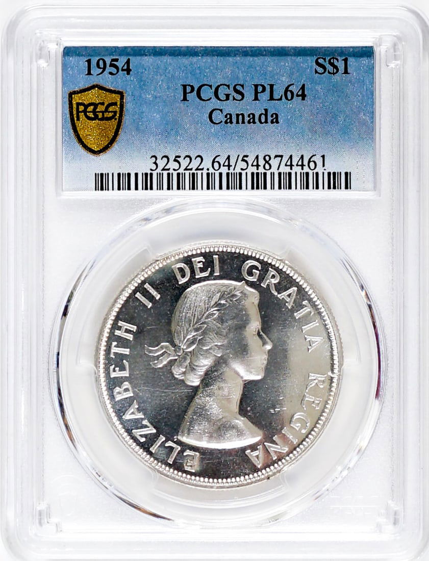 1954 Canada $1 PCGS PL64 (1 of 2)