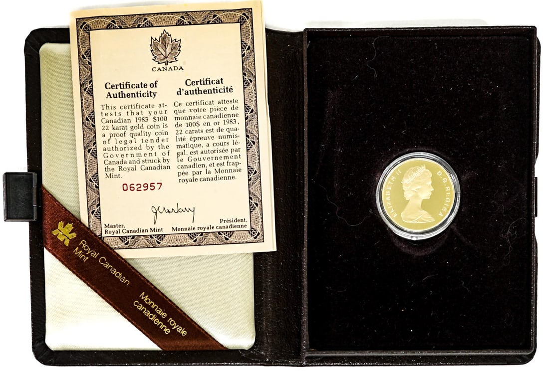 1976 Canadian Olympic $100 14k Gold Coin 1976 Canadian Olympic $100 14k Gold Coin