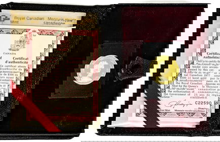 Canada $100 Gold Coin 1977 22k 1/2 Troy oz.