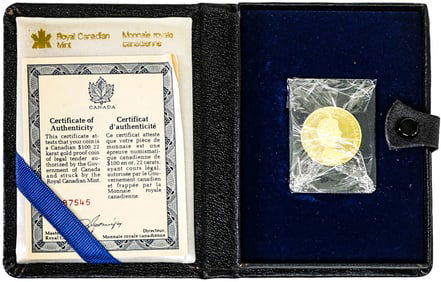 Canada $100 Gold Coin 1978 22k 1/2 Troy oz..