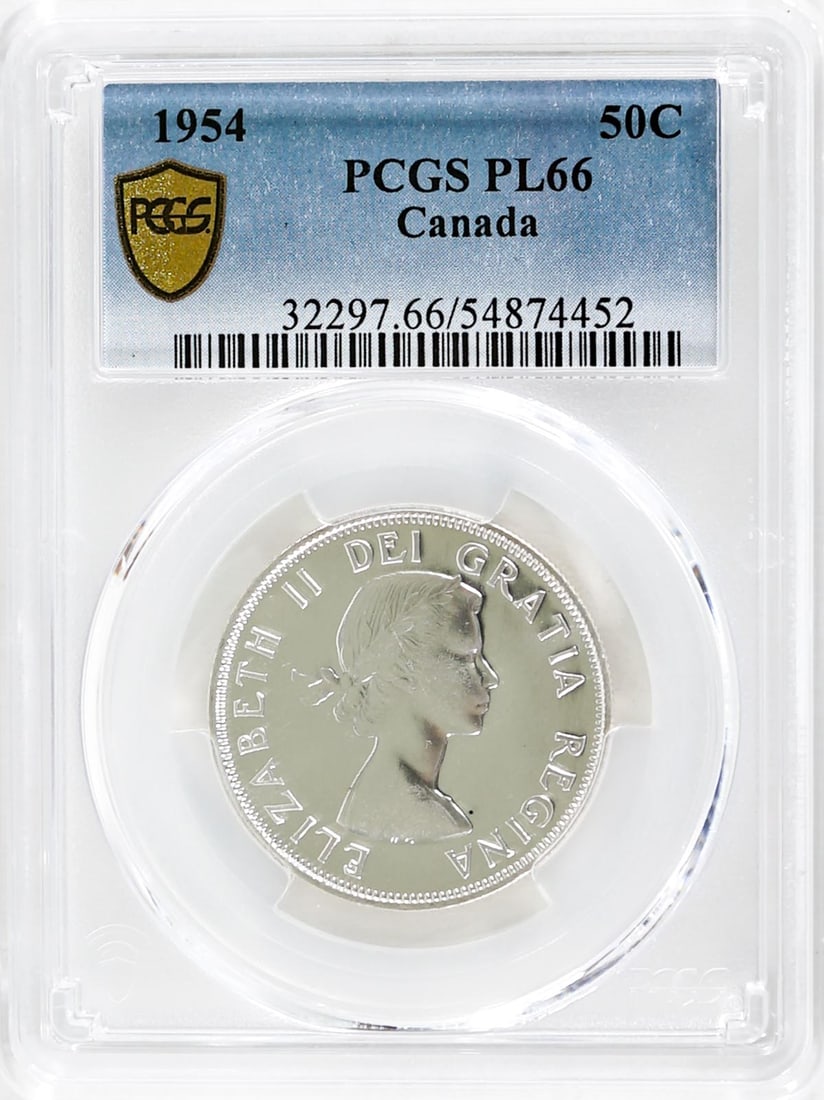 1954 Canada 50c PCGS PL66 (1 of 2)