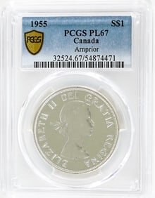 1955 Canada $1 Arnprior PL67