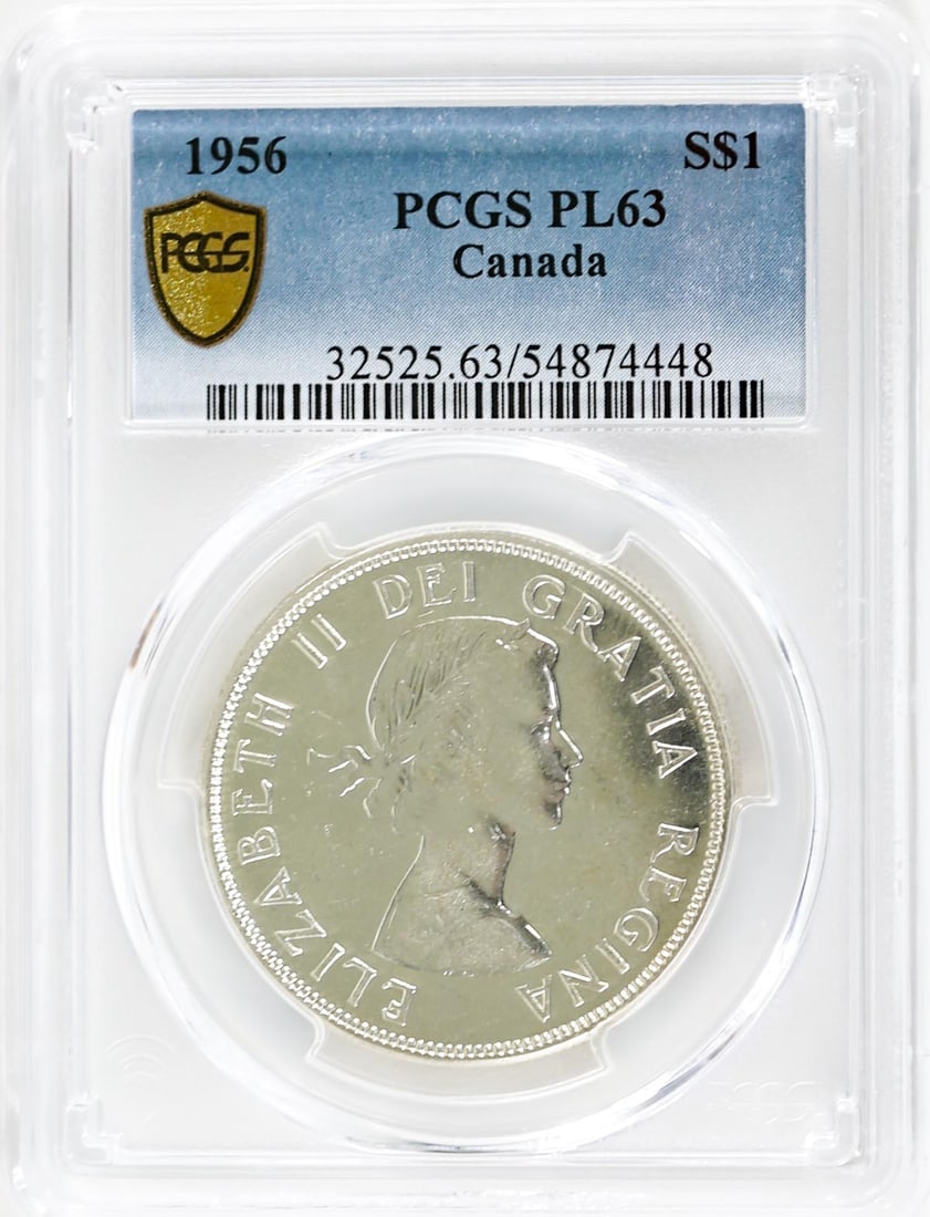 1956 Canada $1 PCGS PL63 (1 of 2)