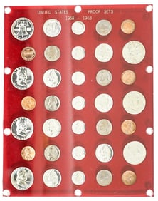 United States Proof Sets 1958-1963