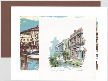 American Artists (3) Signed Lithographs