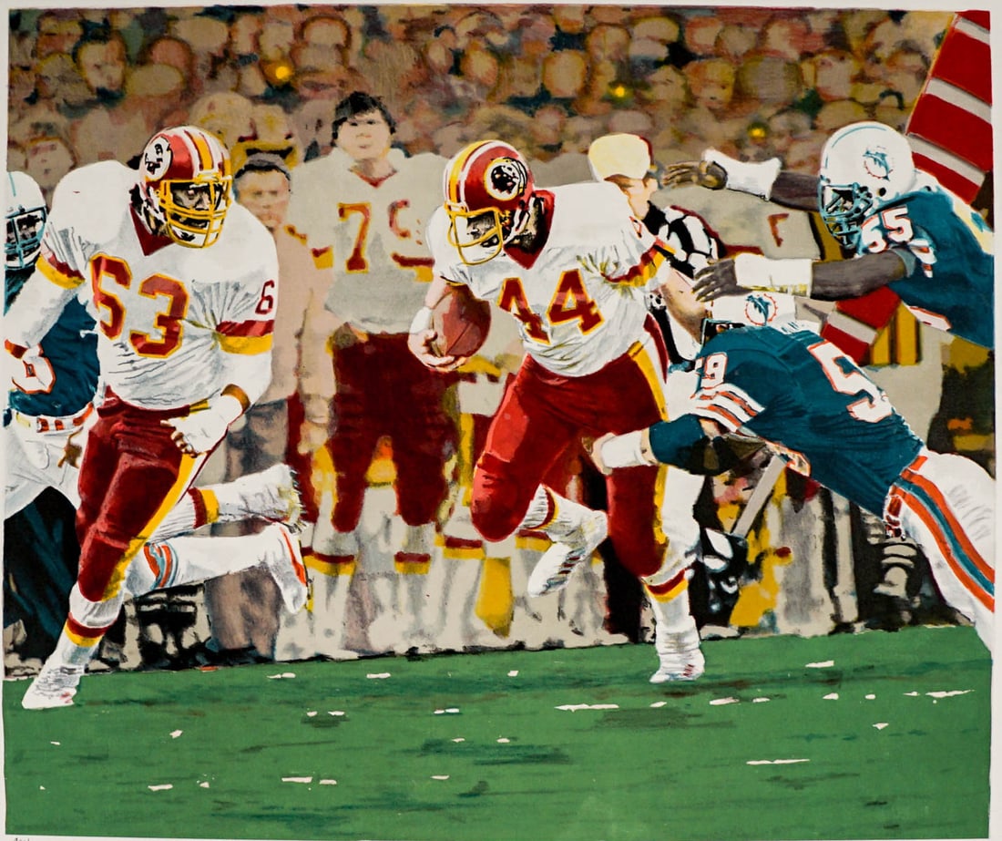 Allan Mardon Lithograph 'Rose Bowl' #103/950 (1 of 6)