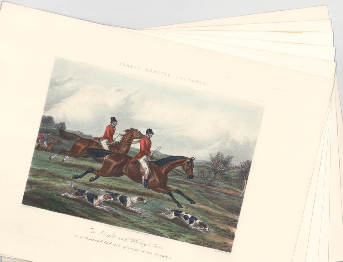 Color Lithograph [From an English Garden] (1 of 7)