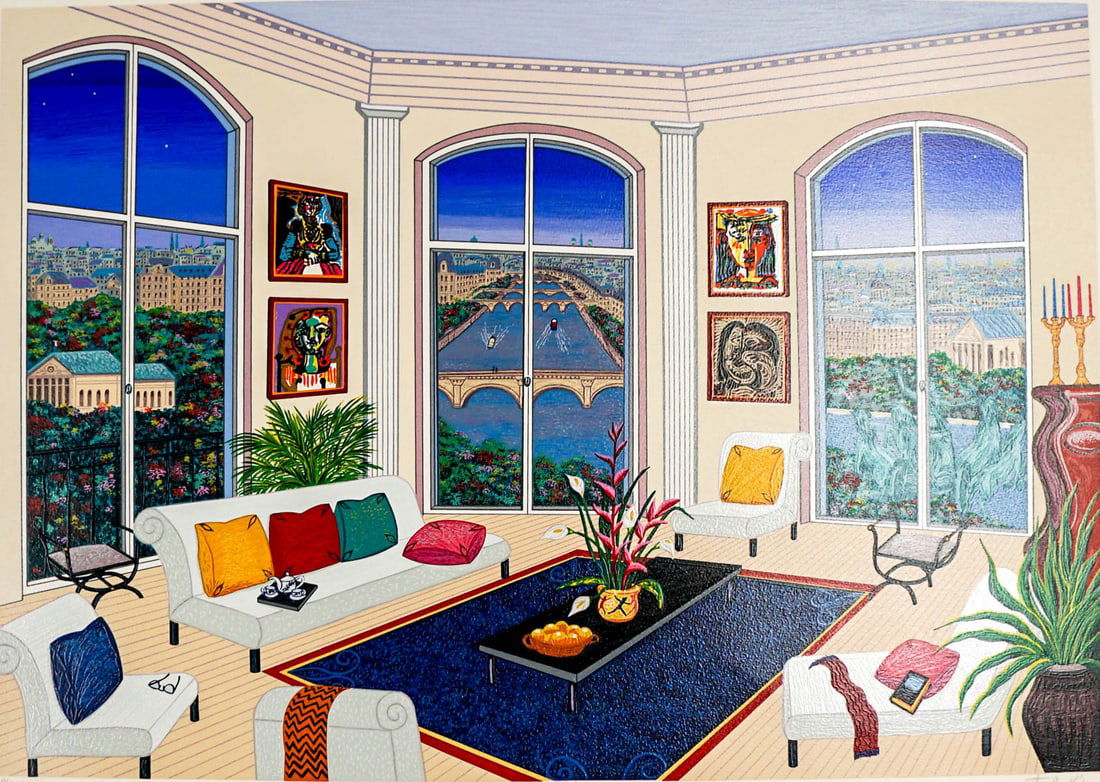 Fanch Ledan Serigraph on Paper #AP 21/65 Signed (1 of 5)