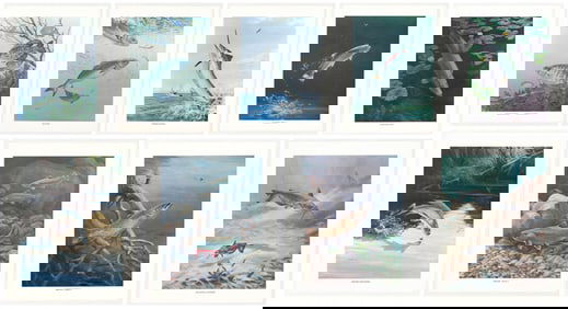 Bob Hines Vintage Fish Prints (10)