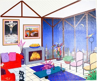 Fanch Ledan Serigraph on Canvas #3/150