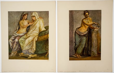 After Antique Mural Prints [Roman Frescoes]