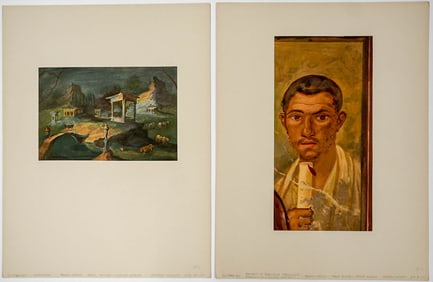 After Antique Mural Prints [Roman Frescoes]