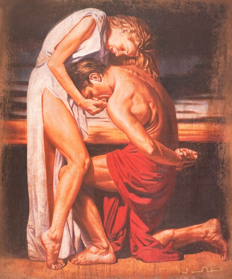 Tomasz Rut Giclee on Canvas [Lovers] (1 of 4)