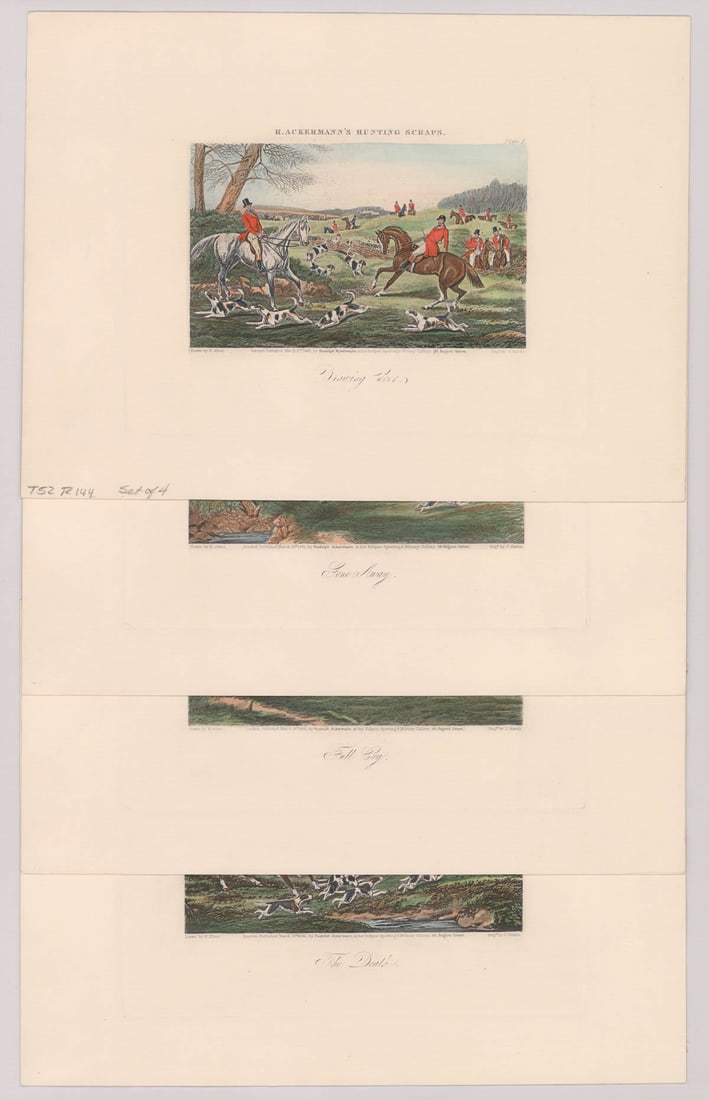 After H. A. R. Ackermann Restrikes [Hunting Scrap] (1 of 5)