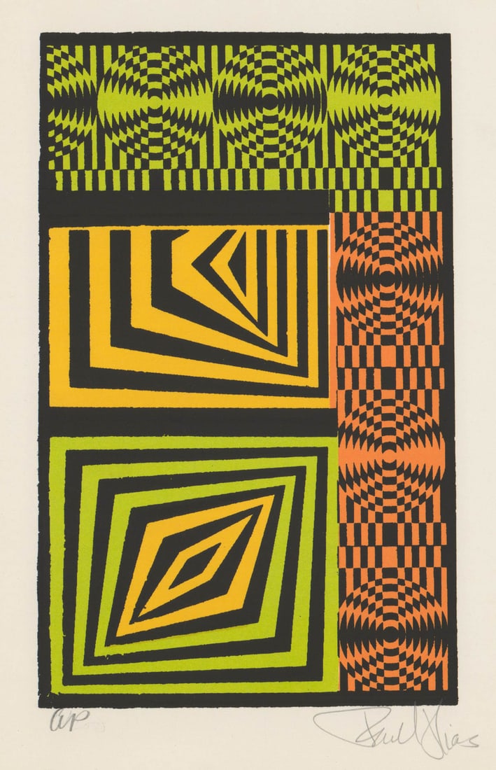 Illegibly Signed Screen Print [AP, Geometric] (1 of 5)