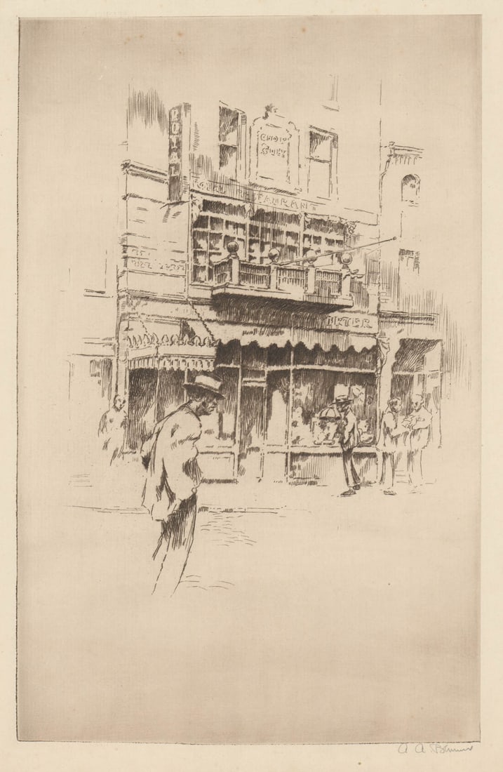 Alexander (AA) Blum Etching [Store Front] (1 of 5)