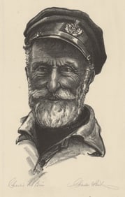Charles E. Pont Lithograph [WPA, Sailor]