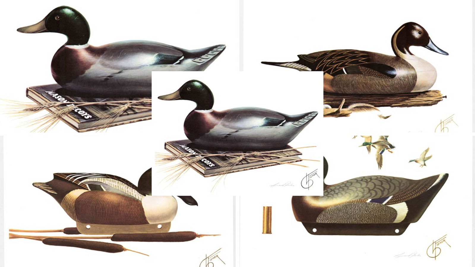 Leonard Fisher Set of Four Signed Prints (1 of 17)