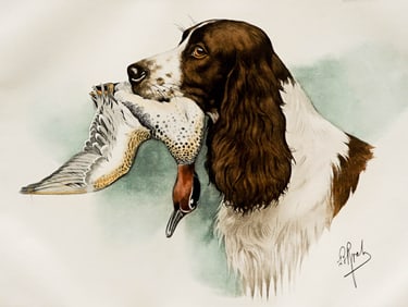 Boris Riab (1898-1975) Color Engraving