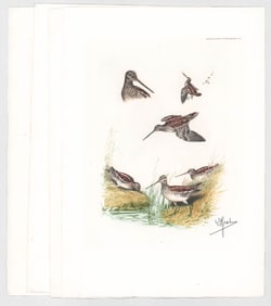 Boris Riab (1898-1975) Color Engravings (4)