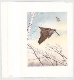 Boris Riab (1898-1975) Color Engravings (4)