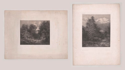 Alexandre Calame Lithographs [Nature Scenes]