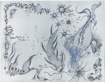 Isaac Abrams Signed & Numbered Etching