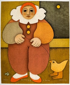 Carol Jablonsky (1939 - 1992) Large Lithograph