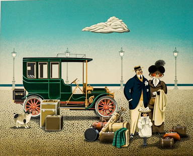 Jan Balet Signed and Numbered Lithograph: Jan Balet Signed and Numbered lithograph, #179/300. Measures 19.25-in. x 23.5-in. image size. Never framed or displayed, NrMt/Mt condition. Unframed, loose and not glued or mounted. If lot is absent o