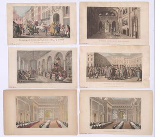 1820's Dr. Syntax English Colored Etchings [6]