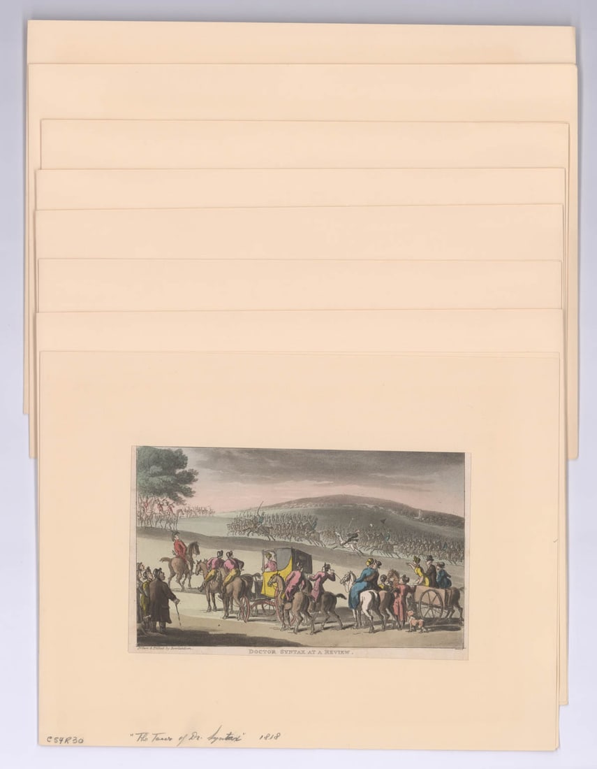 1817-18 Dr. Syntax English Colored Etchings [8] (1 of 5)