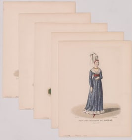 Ca.1850 Plates of Renowned French Women [5]