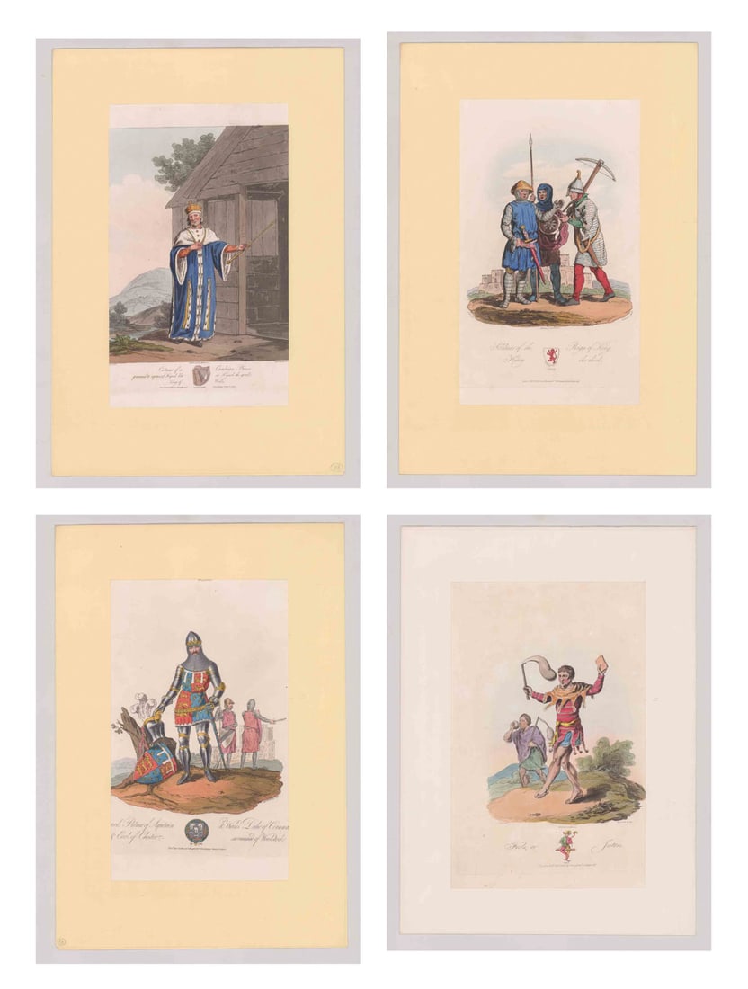 Ca.1811-14 Ancient Costumes of Great Britain [4] (1 of 5)