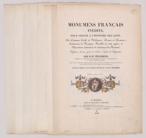 1825 France Engravings Architecture and Design