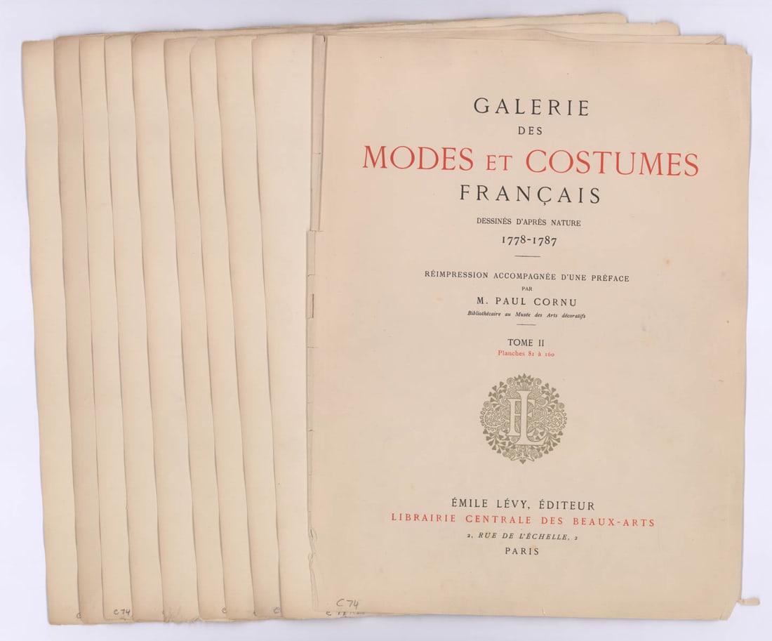 Paul Cornu Antique French Fashion Engravings [9] (1 of 11)