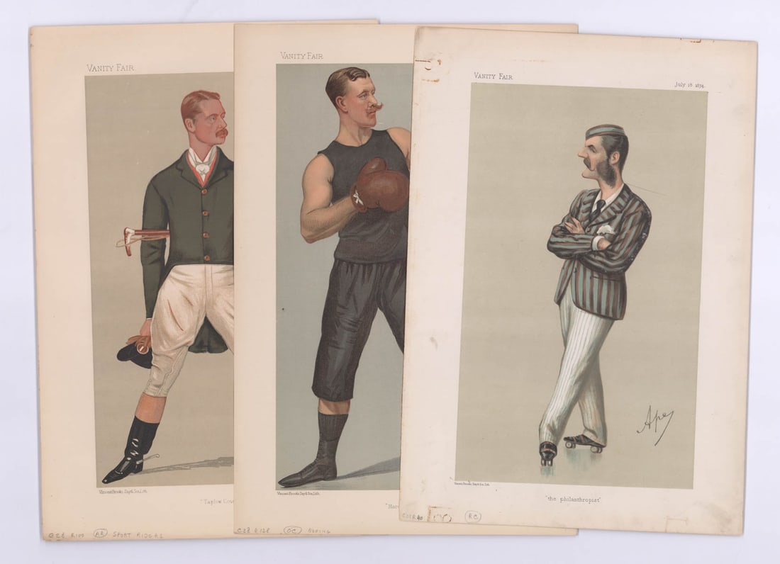1874 - 1896 Vanity Fair Sporting Prints (3) (1 of 3)