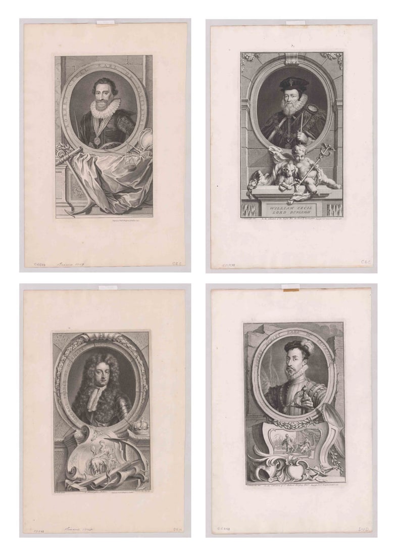 Ca.1743 Engravings Illustrious Persons GB (4) (1 of 5)