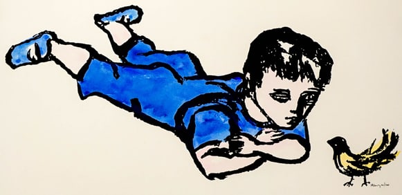 Frank Kleinholz (1901-1987) Large Lithograph